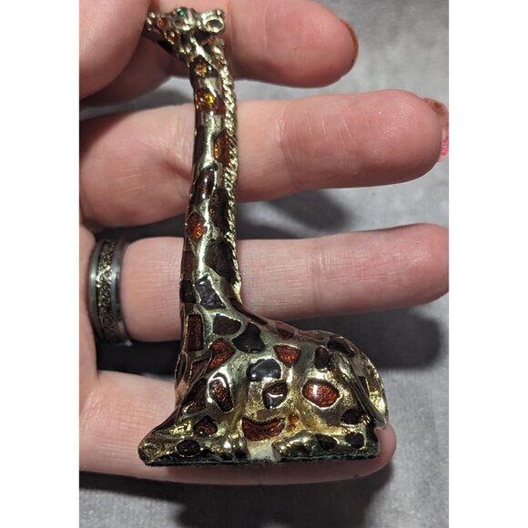 Silver/Gold Giraffe Figurine - Picture 15 of 16